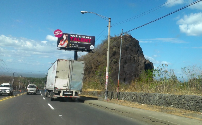 El cerro de Hormigón en Managua