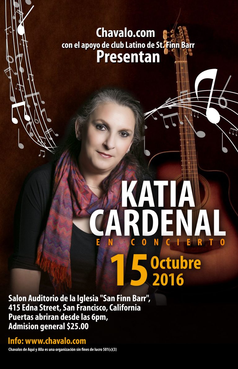 Chavalo.com presenta a Katia Cardenal en Concierto