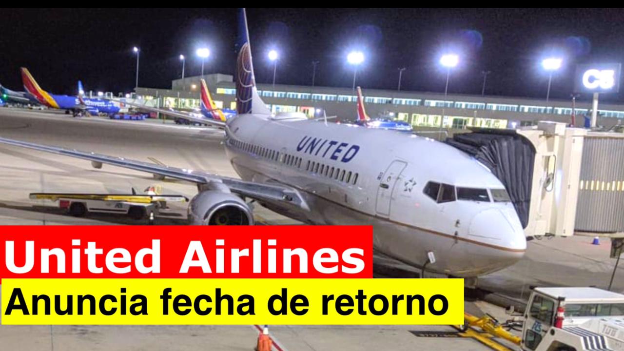 United Airlines anuncia retorno a Nicaragua