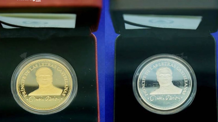 Precio Monedas de Oro y Plata de Rubén Darío Nicaragua