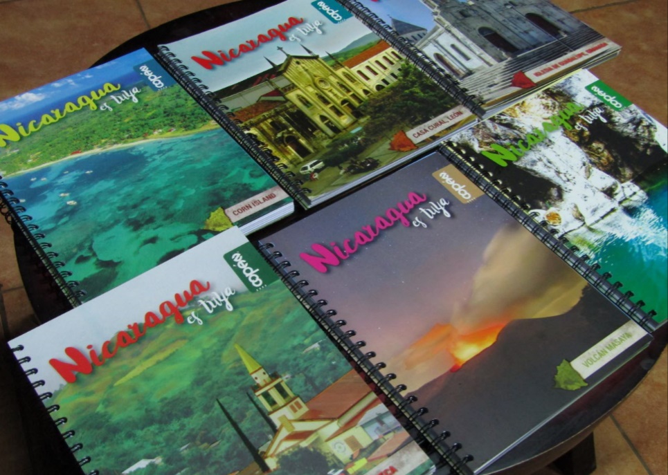 Cuadernos Copan Ilustran paisajes de Nicaragua