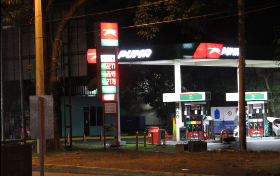 Lista de Gasolineras en Managua