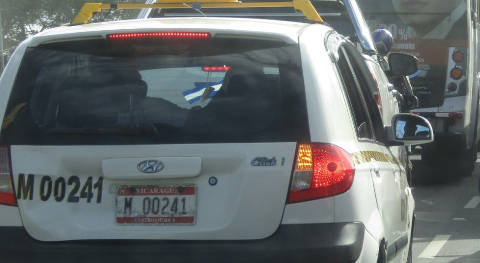 Irtranma fumigara taxis en Managua