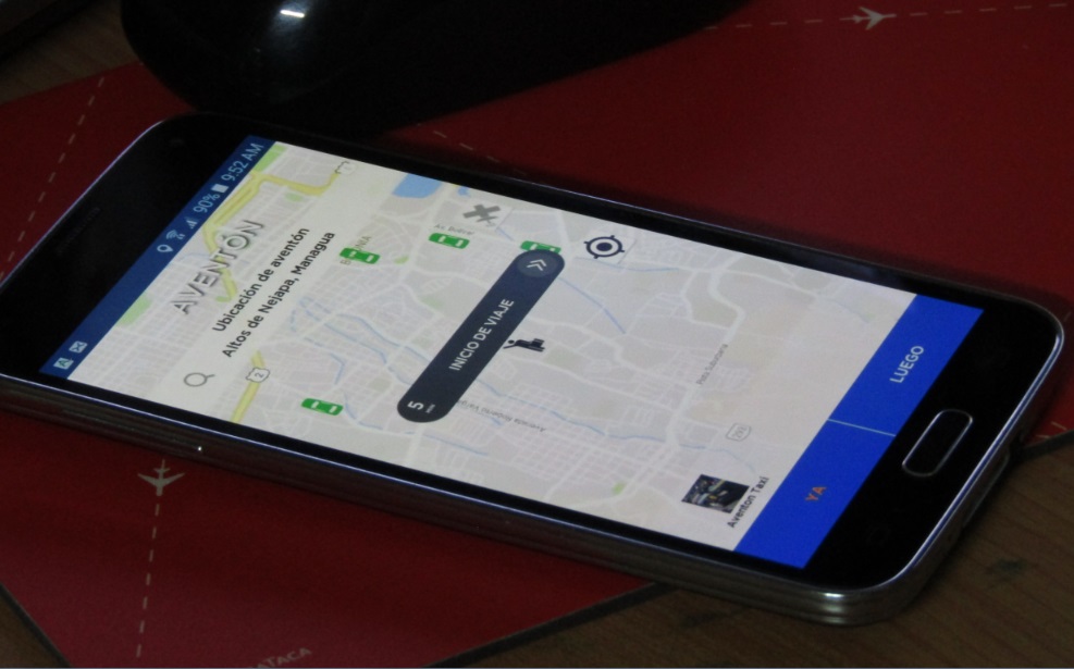 Aventón la nueva Apps de los Taxis en Managua