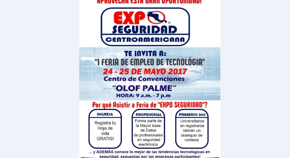 I Feria de empleo de Tecnología 2017 en Managua