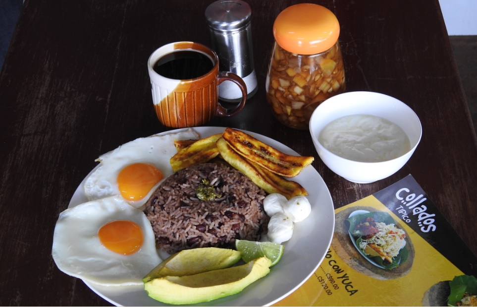 Desayunar en Nicaragua con C$50 córdobas