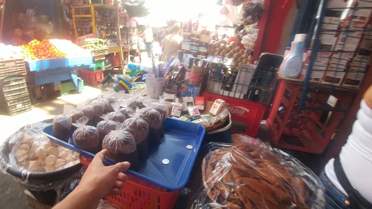 Los tramos del Mercado Oriental en Managua